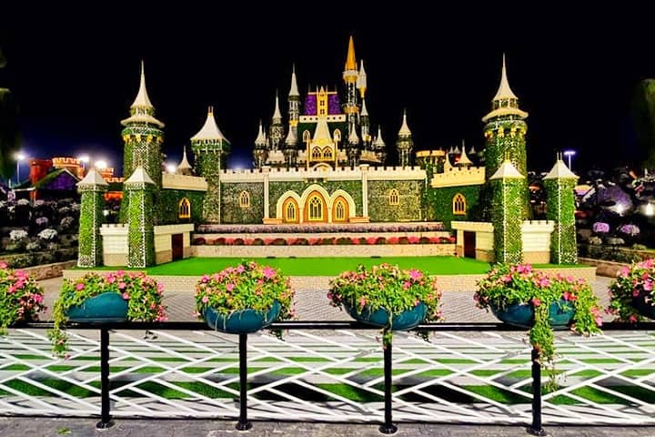 Grand Palace at Dubai Miracle Garden in its Season 8