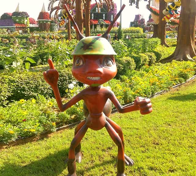 Ants Colony floral theme is a perfect example of botanical engineering by the authorities of Dubai Miracle Garden.