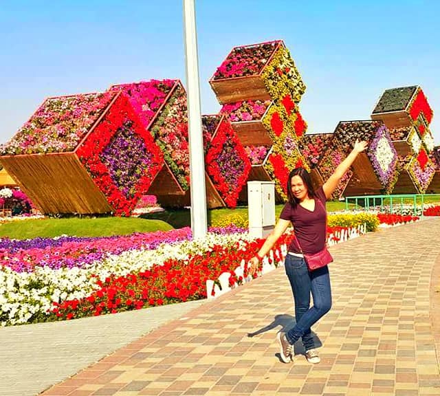 Floral Boxes structure at the Dubai Miracle Garden