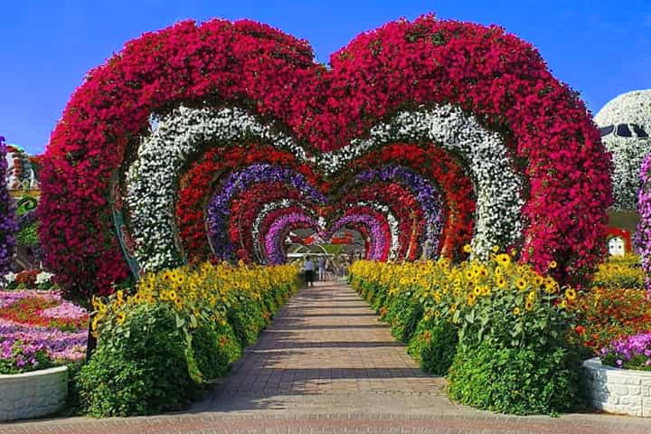 Hearts Passage at Dubai Miracle Garden