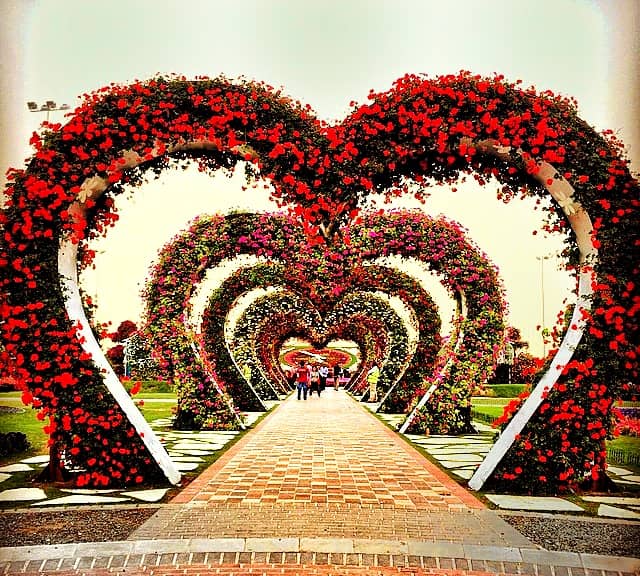 The Hearts Passage - Dubai Miracle Garden