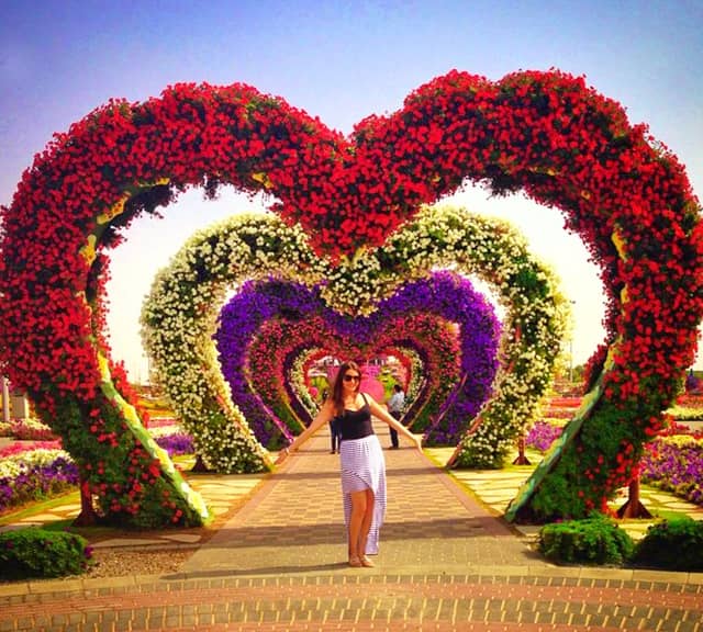 Hearts Passage - Visitors' Photographs at Dubai Miracle Garden