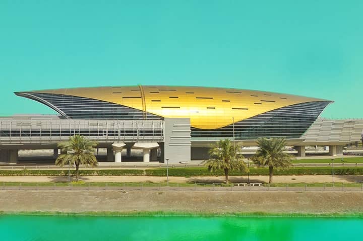 Mall of Emirates Metro Station nearest to Dubai Miracle Garden.