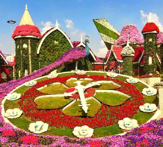 No refreshment is served at day time during ramadan at Dubai Miracle Garden.