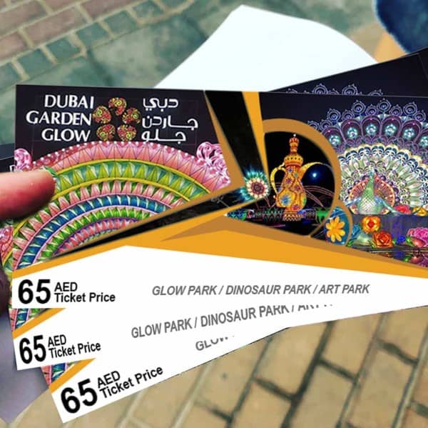 Affordable Ticket price of Dubai Garden Glow
