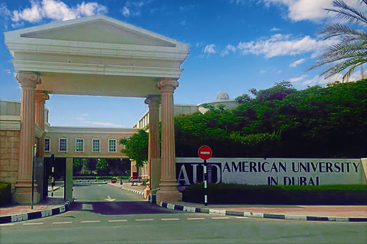 American University branch campus in Dubai.