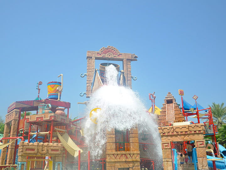 The Aquaventure Park in Dubai is the fourth largest water park in the world.