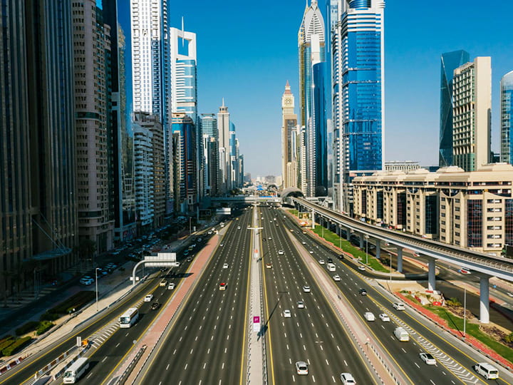 Dubai has the best transport and logistics infrastructure in the Middle East.