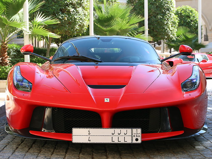 Dubai has one of the most expensive vanity license plates in the world.