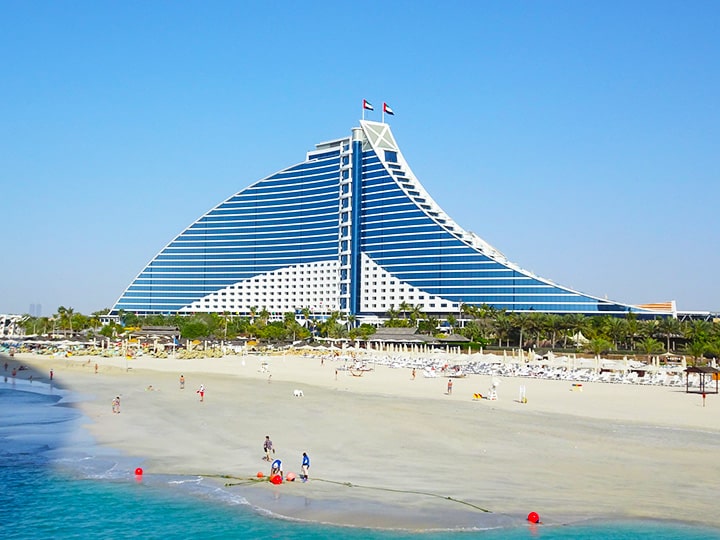 Dubai ranks number 4 in the world for hotel room availability and capacity.