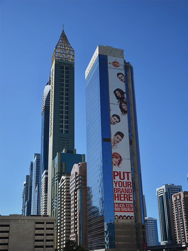 The Gevora Hotel in Dubai is the world's tallest hotel.