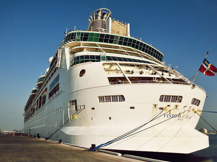 Hamdan Bin Muhammad Cruise Terminal is world's largest cruise ship terminal.