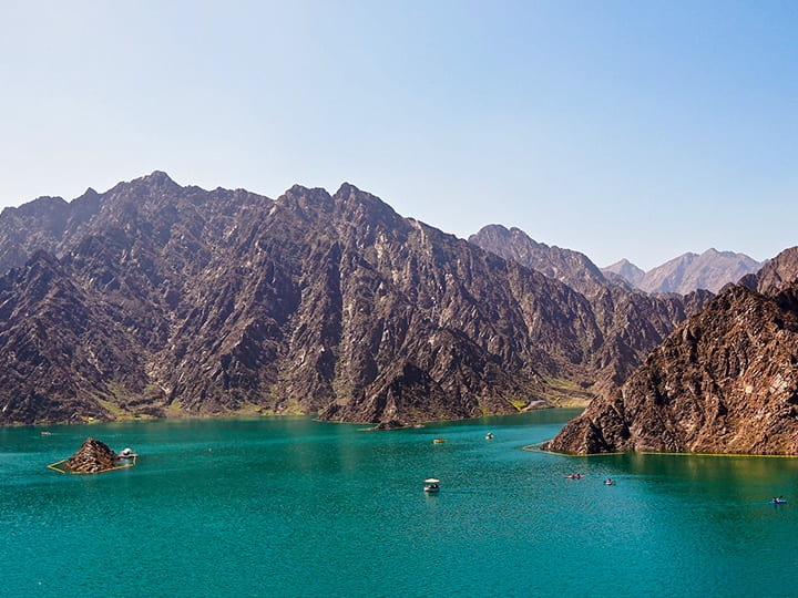 Hatta Dam serves as the largest reservoir for the Emirate of Dubai.