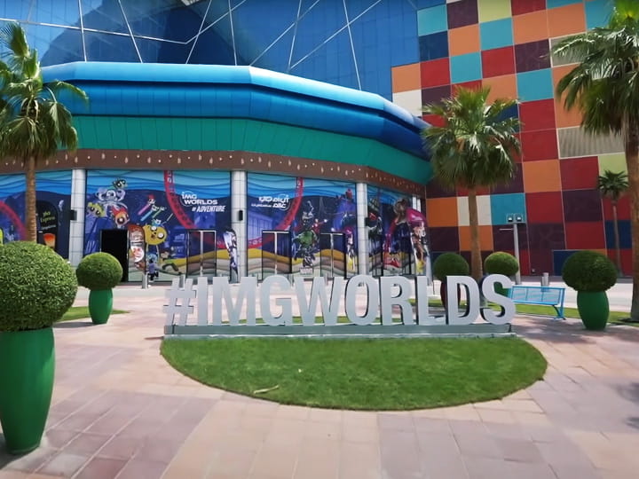 IMG Worlds of Adventures in Dubai is the third-largest theme park in the world.