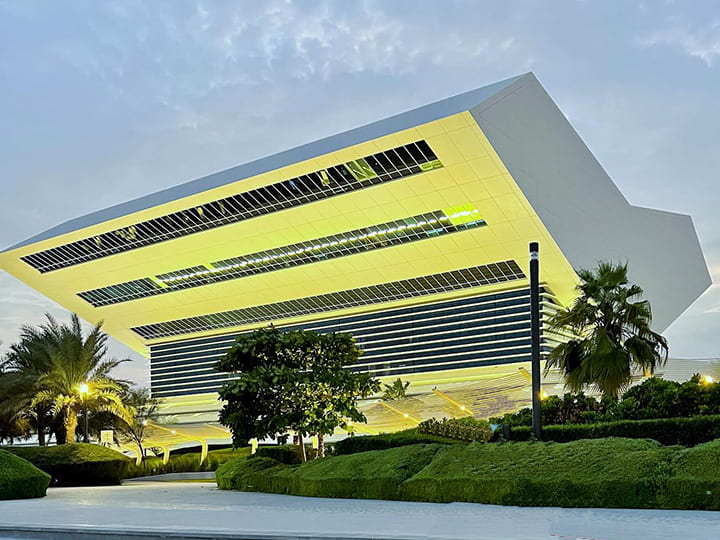 The Mohammed bin Rashed Al Maktoum Library is the largest library in the Arab world.