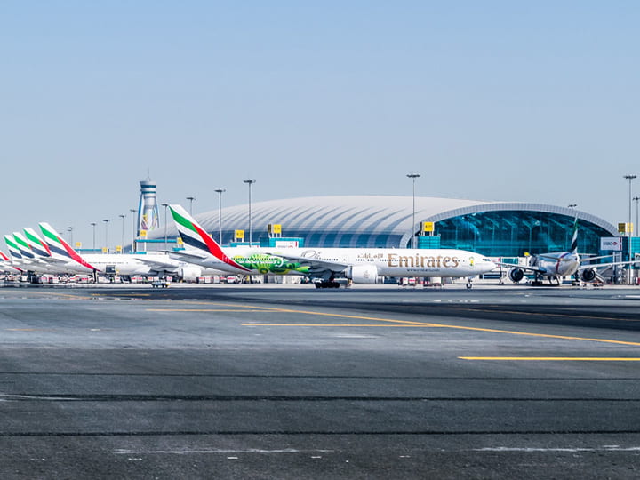 Terminal 3 at Dubai International Airport is the world's largest airport terminal in the world.