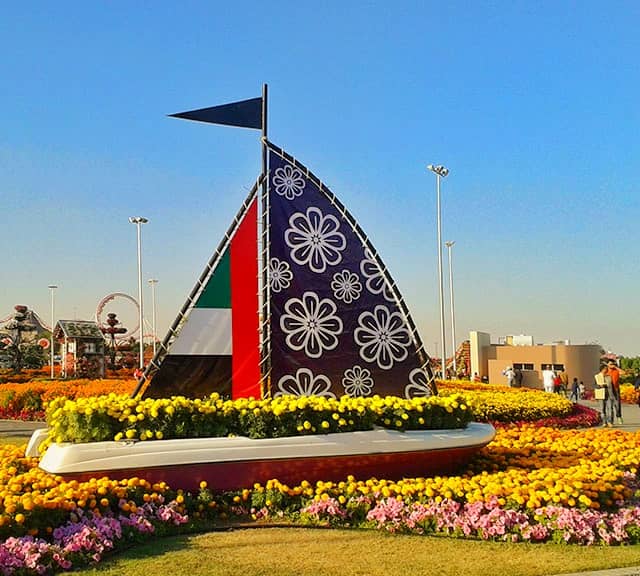 Dubai Miracle Garden was inaguration on Valentine's Day; 14th February, 2013